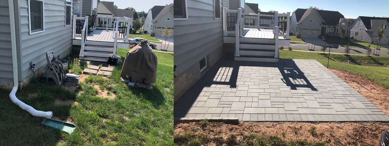 hardscaping-5w Custom steps and entrance stone pavers in Annapolis, Baltimore, Easton and Stevensville, MD.