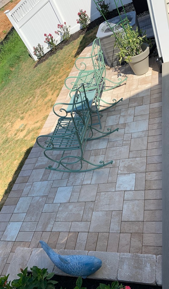 Back yard Paver Patio in Odenton MD