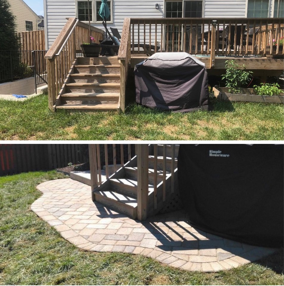 Paver Grilling Patio in Severn MD