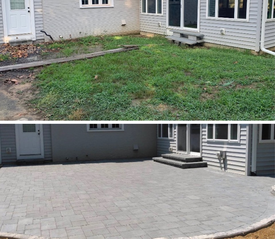 Paver Patio in Annapolis Maryland