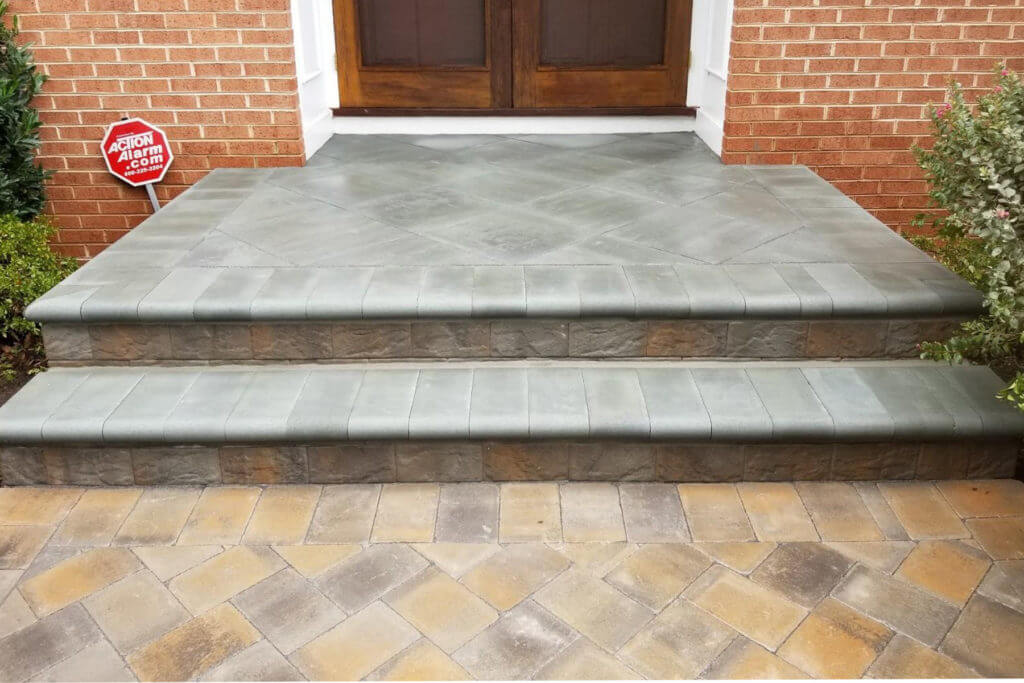 paver steps to front door