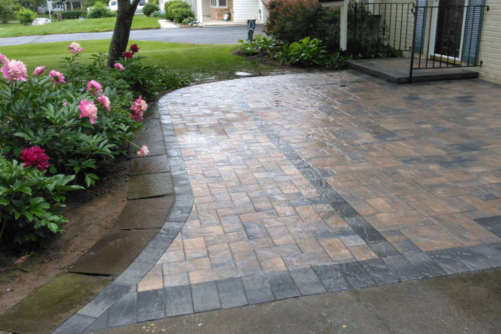 front entry pavers