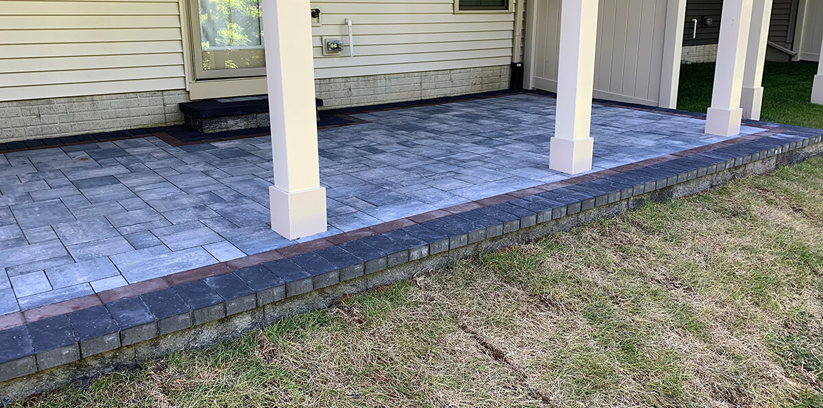 Under Deck Paver Patio in Millersville MD Three Little Birds Hardscaping & Lawn Care