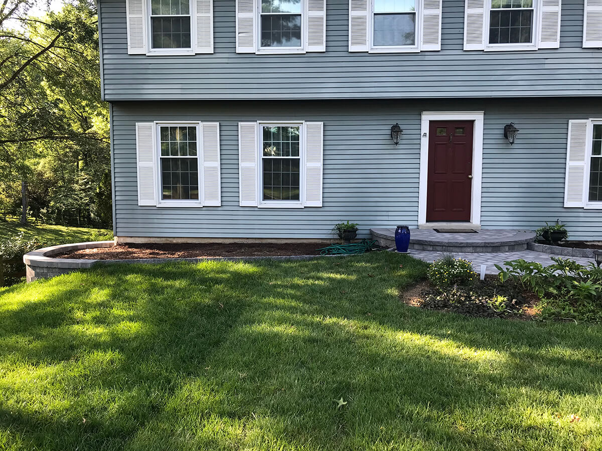 Paver Sidewalk and Porch Overlay in Ellicott City Three Little Birds