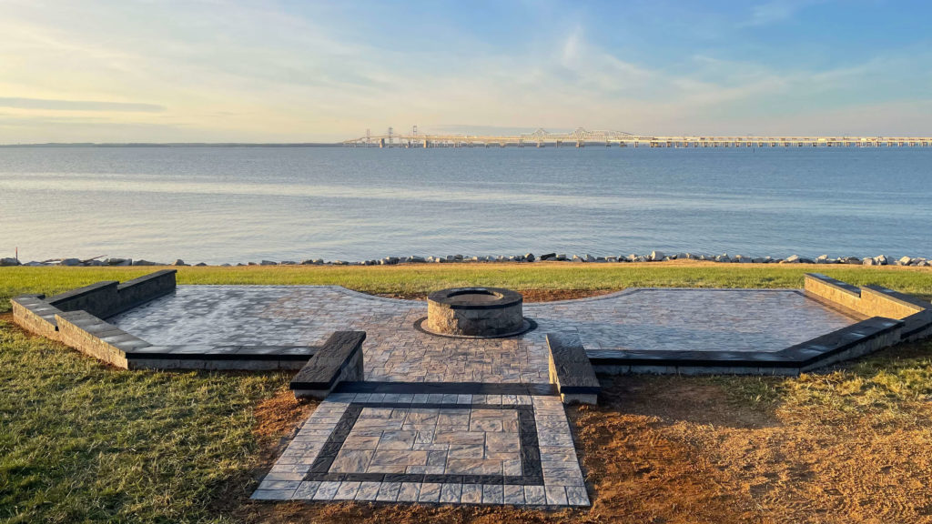 Paver patio in Stevensville