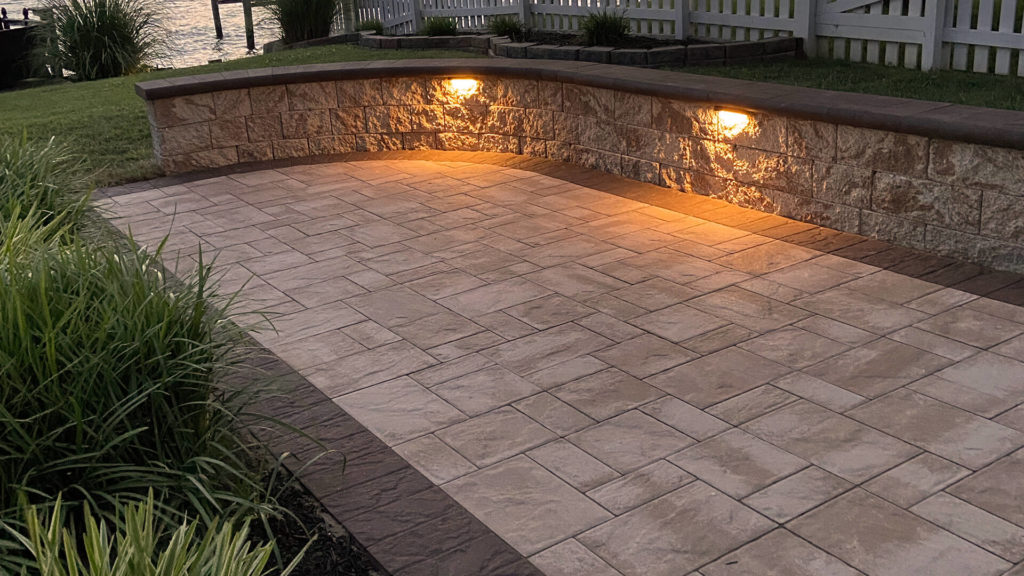 Stevensville Paver Patio and Retaining Wall