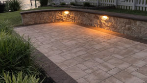 Stevensville Paver Patio and Retaining Wall