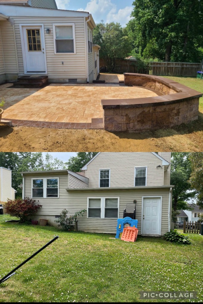Arnold Paver Patios Before and After