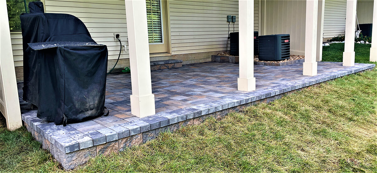UnderDeck Paver Patio in Millersville, Maryland Three Little Birds Hardscaping & Lawn Care