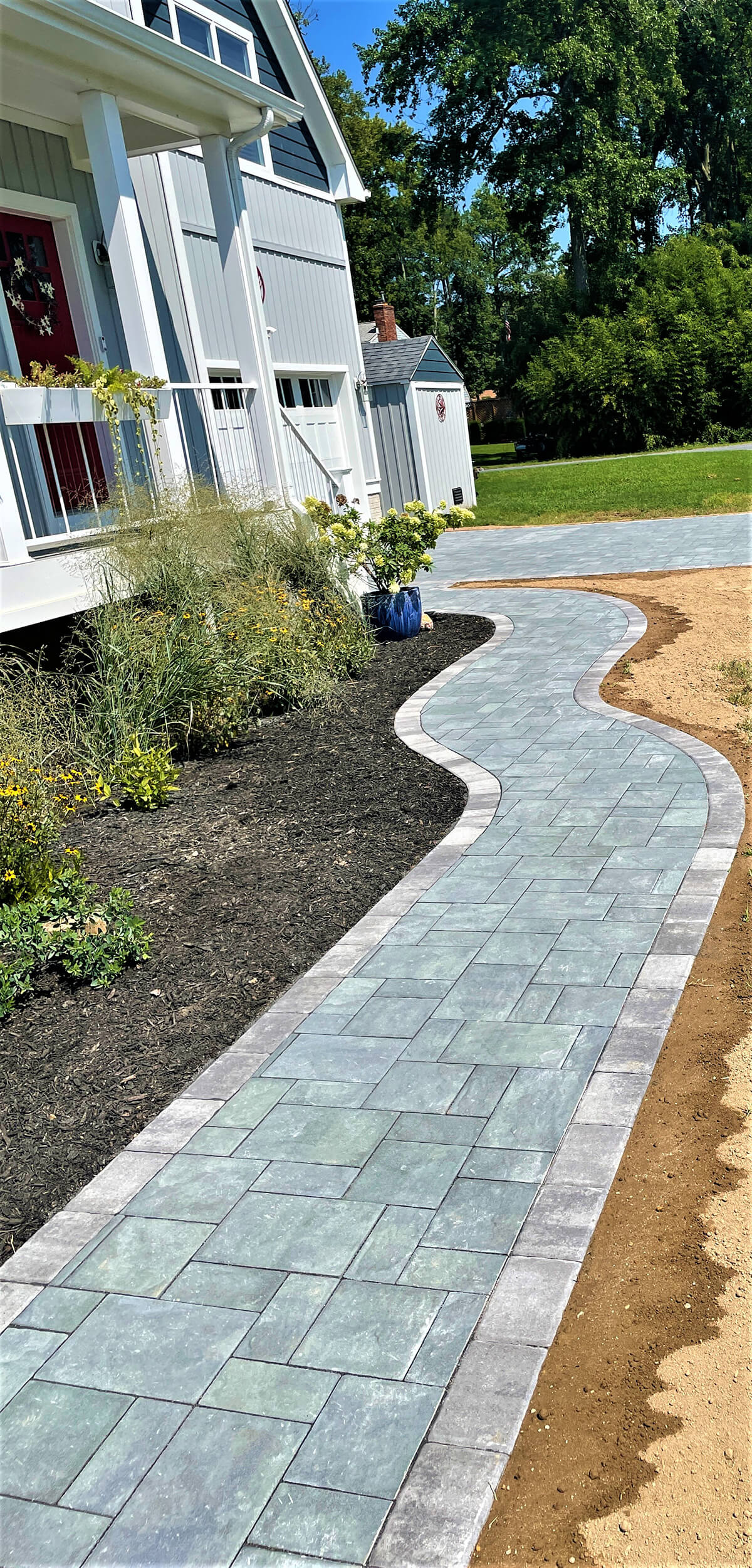 Paver Driveway, Paver Sidewalk, & Paver Patio in Stevensville, MD