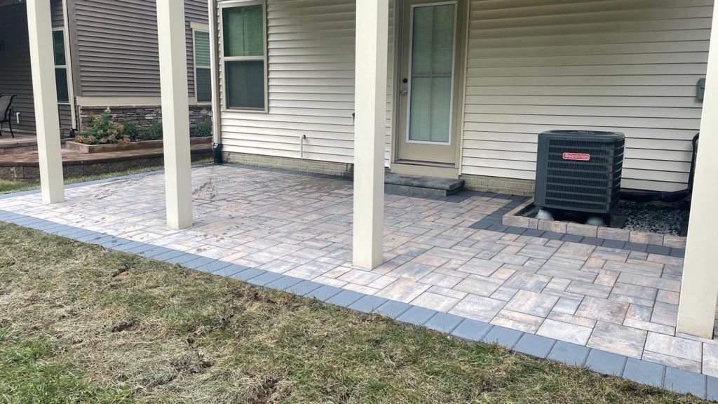 Under-deck paver patio in Millersville