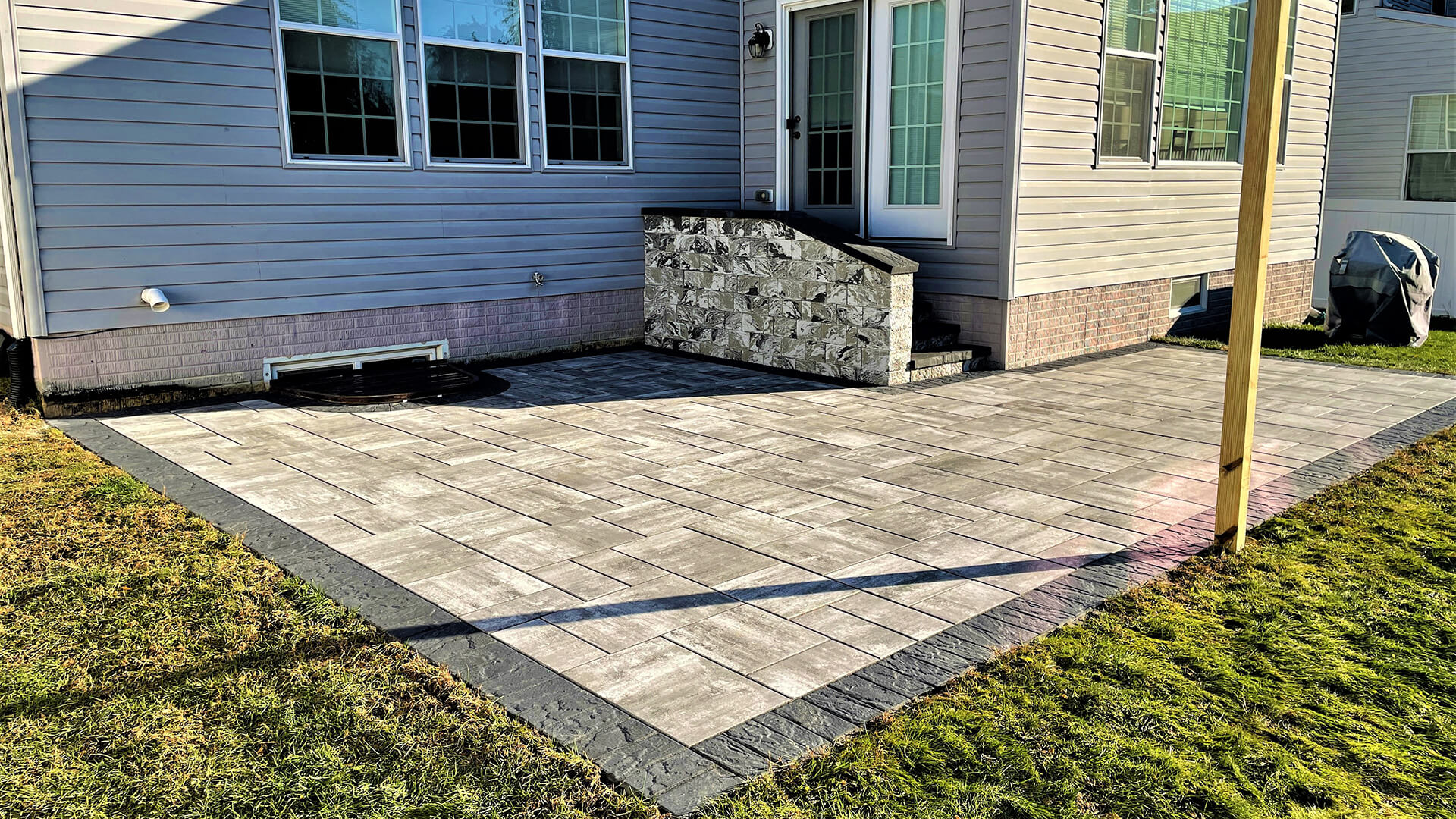 Glen Burnie Paver Patio Three Little Birds Hardscaping & Lawn Care