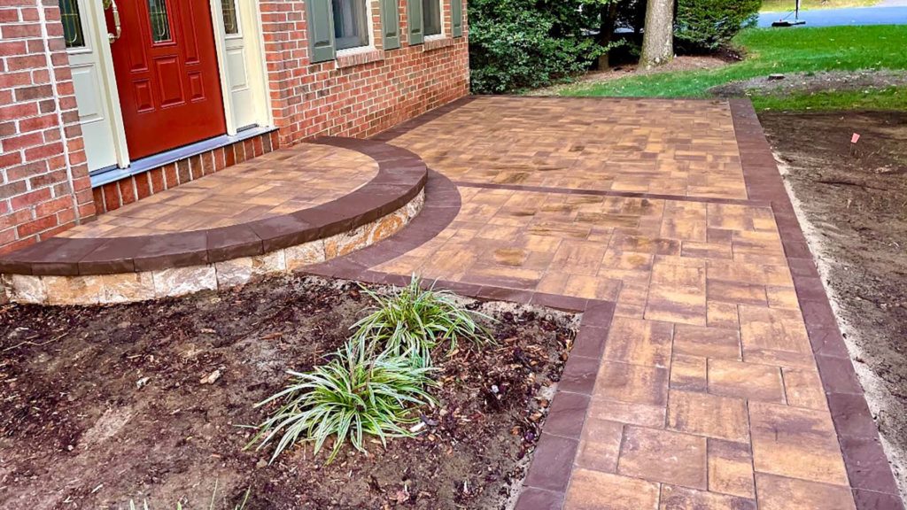 Arnold Paver Porch and Sidewalk