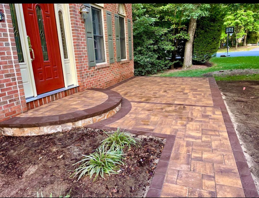Arnold Paver Patio and Sidewalk