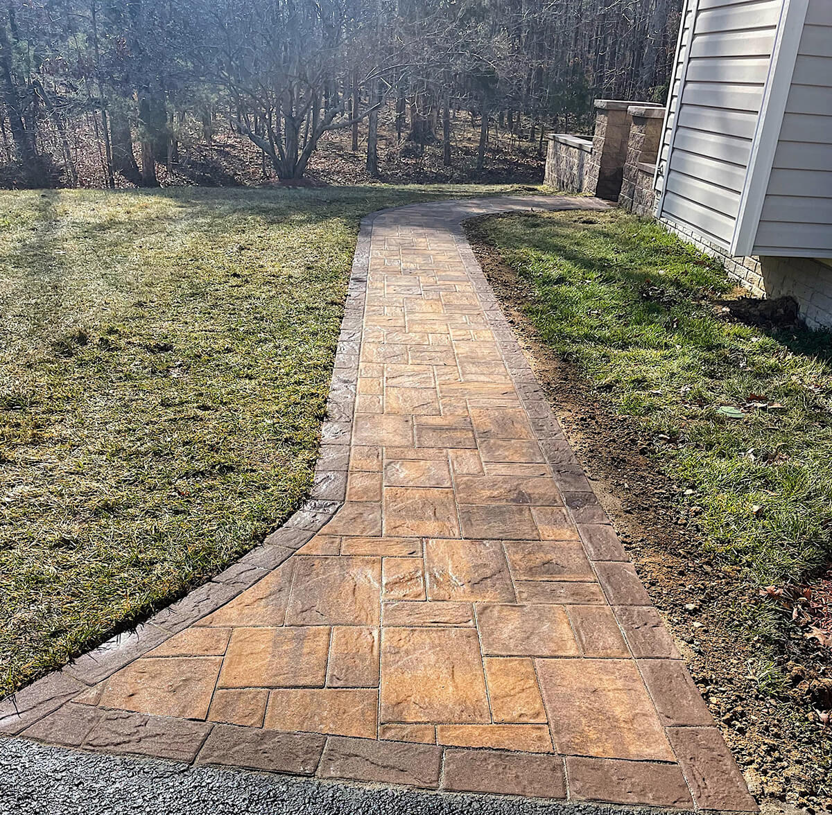 Brandywine Paver Patio and Walkway - Three Little Birds Hardscaping ...