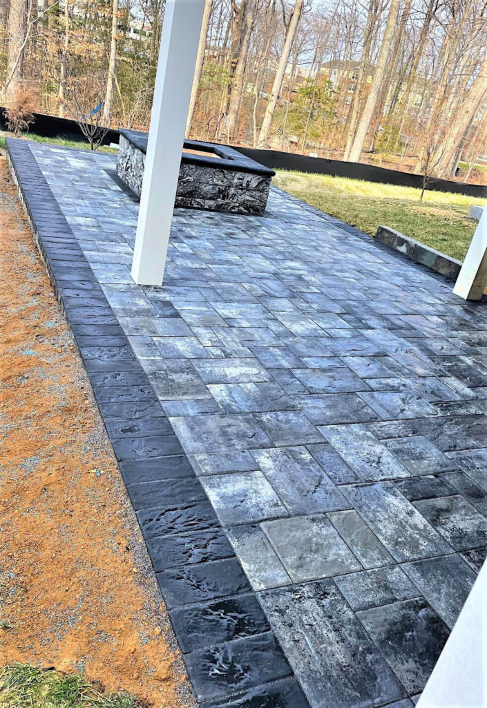 Gambrills Paver Patio and Fire Pit