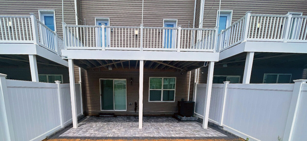 UnderDeck Paver Patio in Millersville Three Little Birds Hardscaping