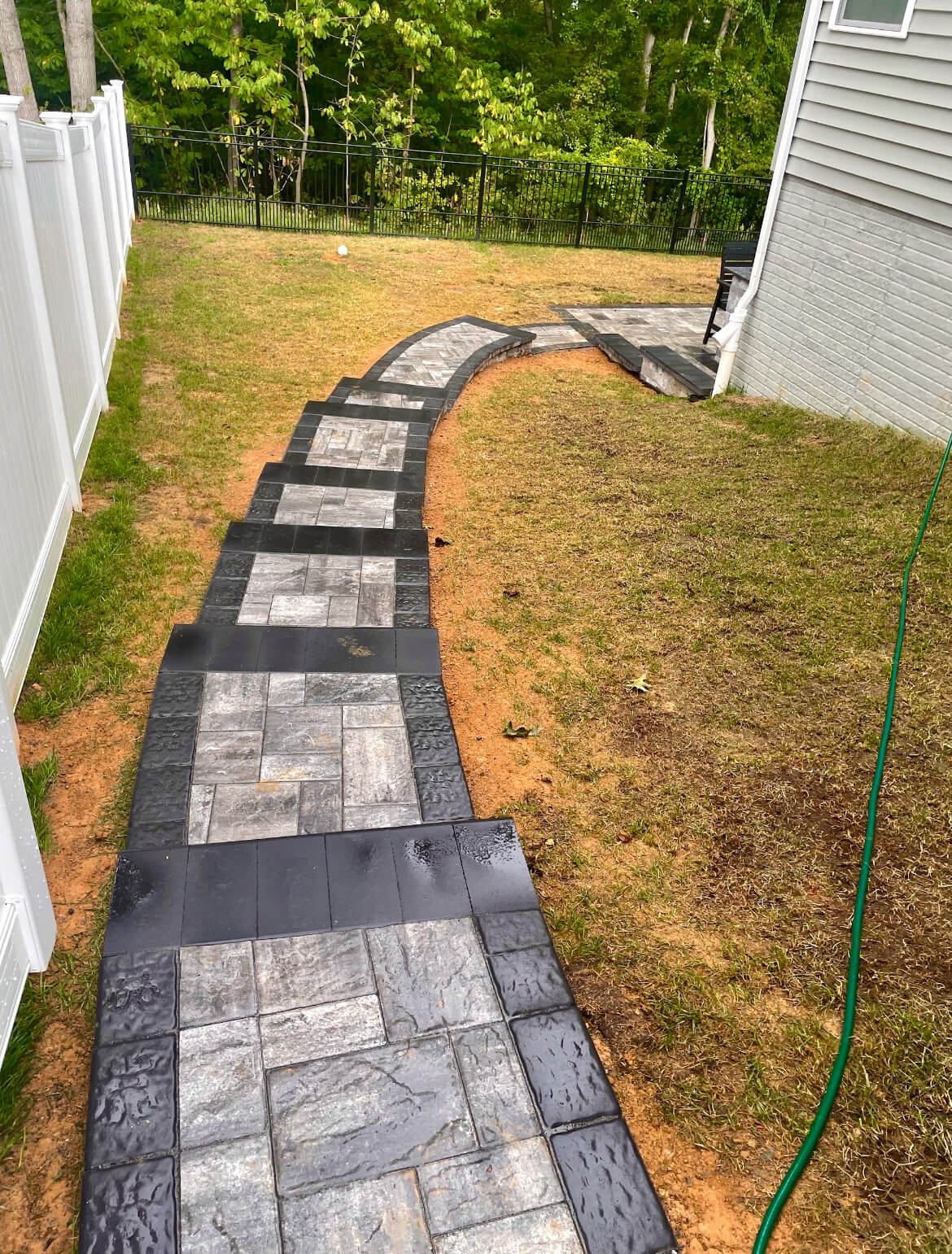 Odenton Multi-Level Paver Patio - Three Little Birds Hardscaping & Lawn ...