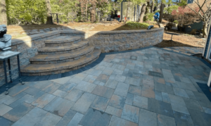 Annapolis Paver Patio, Retaining Wall, and Steps