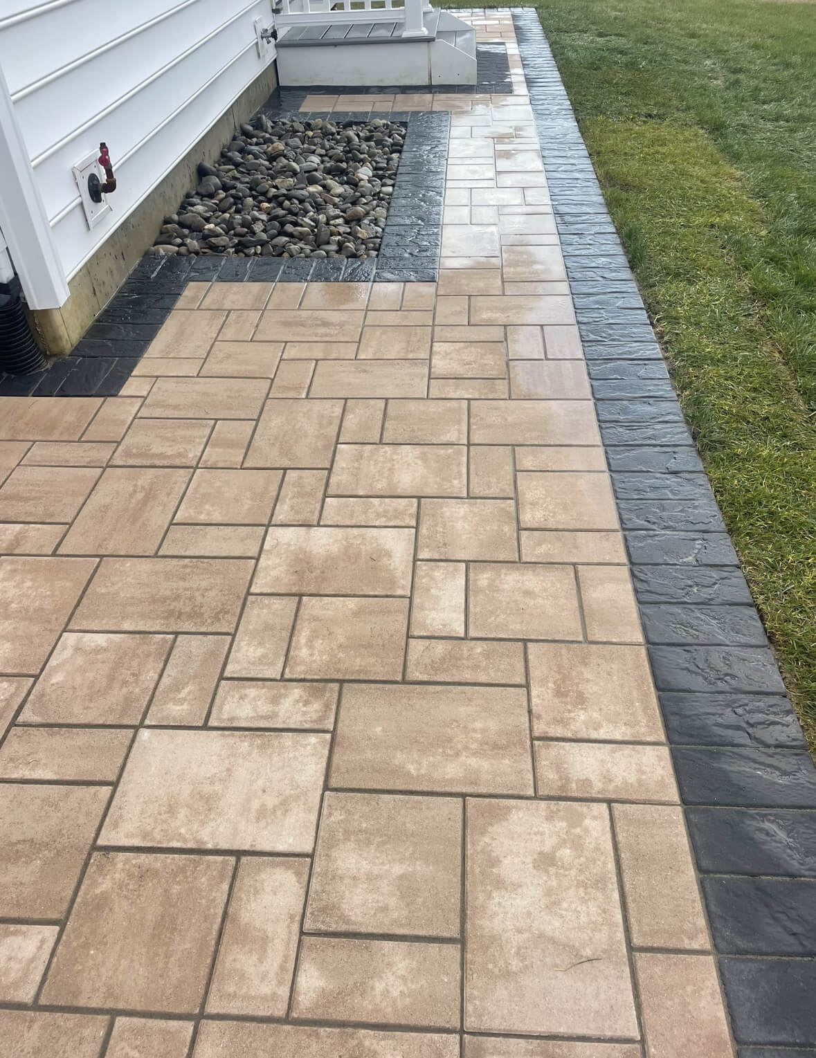 Stevensville Paver Patio - Three Little Birds Hardscaping & Lawn Care