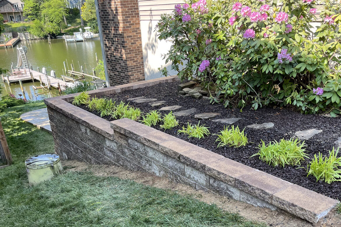 Severna Park Retaining Wall and Stair Replacement - Three Little Birds ...