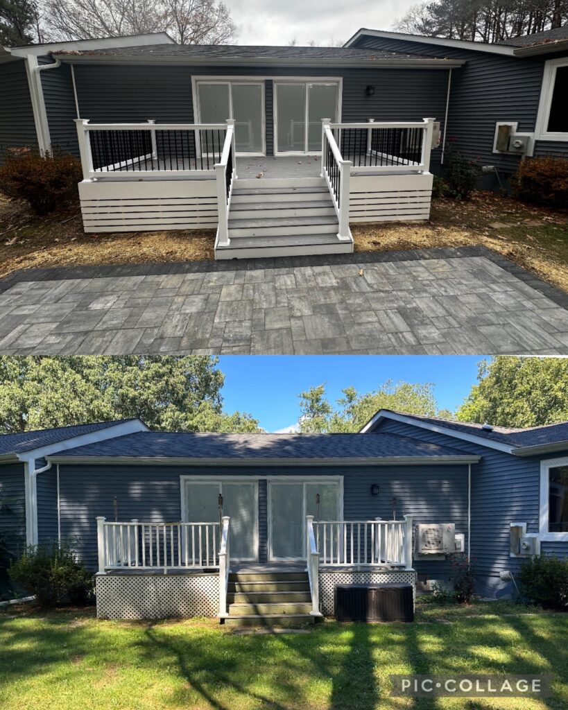 Before and After Patios